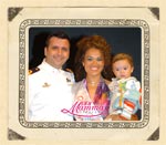 Giovanna Millocca con la famiglia